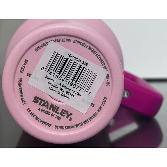 Stanley Quencher H2.0 FlowState 40oz Tumbler, FLAMINGO PINK - Picture 4 of 4